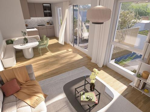 3-Zimmer-Gartenwohnung - Nachhaltiges Wohnen beim Yppenplatz