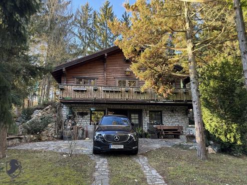 Kleines Juwel in Niederösterreich - Blockhaus mit Fischteich