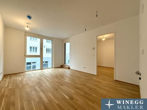 NEUBAU-Wohnung mit toller LOGGIA! ERSTBEZUG Pärchen-Hit mit optimaler Anbindung