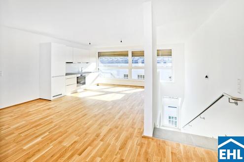 3- Zimmerwohnung mit Dachterrasse und 2 Badezimmern! großzügiges Kellerabteil inkludiert