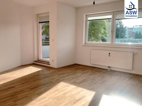 Beeindruckende ca. 60 m² 2 Zimmer-Wohnung mit zwei Balkon-Terrassen in zentrumsnaher Grün - Ruhelage!