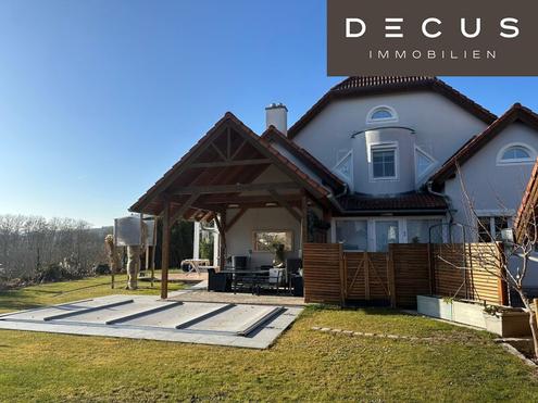 EXKLUSIVES TRAUMHAUS MIT PANORAMA-WEITBLICK, POOL & WINTERGARTEN