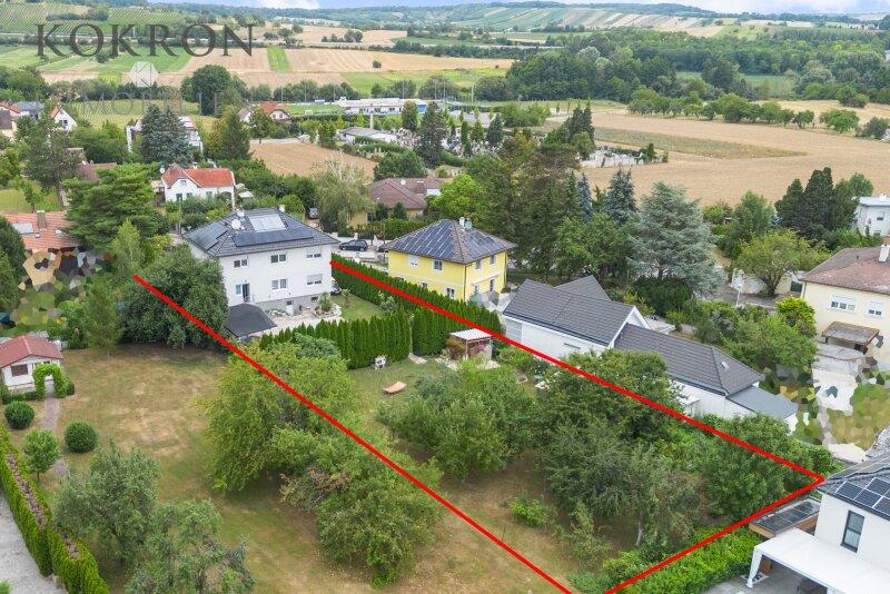 Drohnenaufnahme Haus und Obst- & Gemsegarten