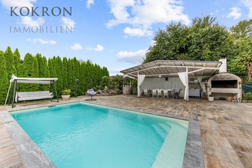 Ab ins khle Nass - Pool, Riesengarten, Grill-Oase, Obstparadies!