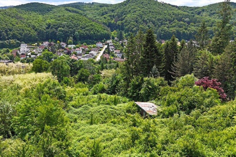 Grundstcksansicht von Nord nach Sd-Sd-Ost