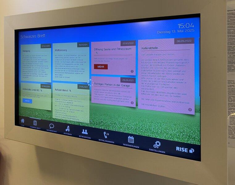Moderne Hausverwaltung per Touchscreen