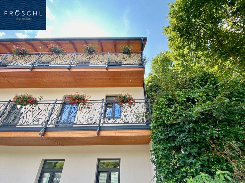 Ansicht - Balkon u. Dachkonstruktion