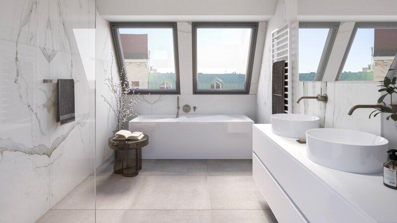 Essenz No. 1 |Badezimmer Dachgeschoss