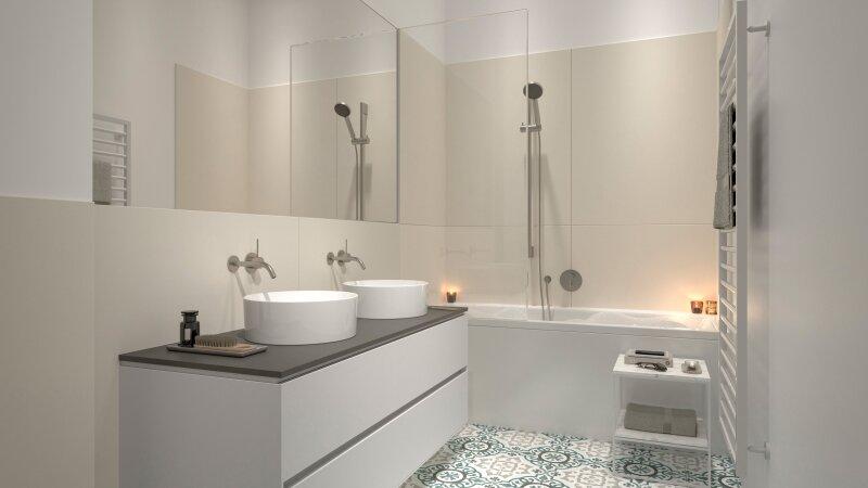 Essenz No. 1 |Badezimmer Regelgeschoss