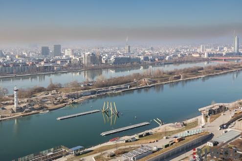 ATEMBERAUBENDER FERNBLICK RICHTUNG KAHLENBERG | Danube Flats | 25. Stock | Erstbezug | Erwerb als Anleger oder Eigennutzer möglich