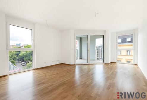 JETZT PROVISIONSFREI | ERSTBEZUG | 2-Zimmer Neubau mit ca. 6 m² LOGGIA | Fernwärme | TG-Stellplatz optional | Nachhaltiges Wohnbauprojekt