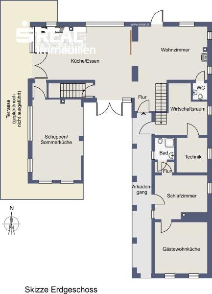 Plan Erdgeschoss