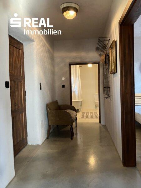 Blick zum Gstebadezimmer