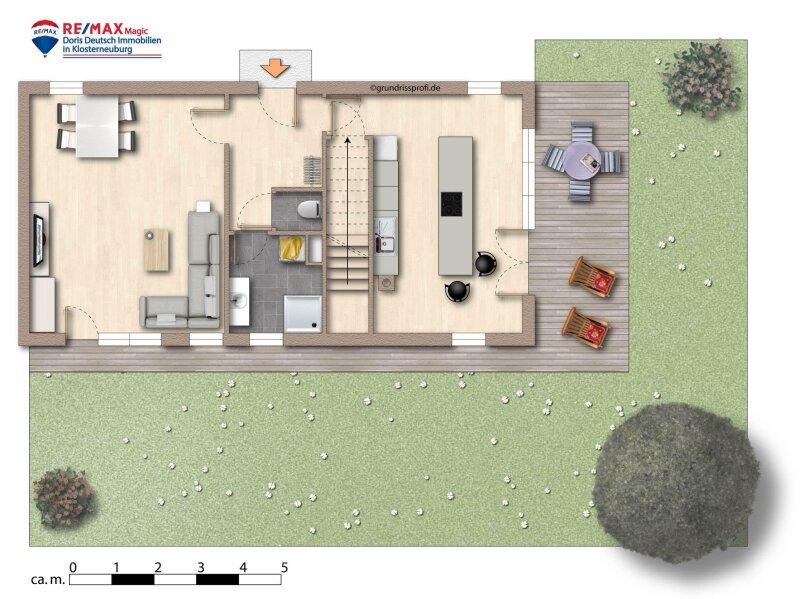 Grundriss EG mbliert