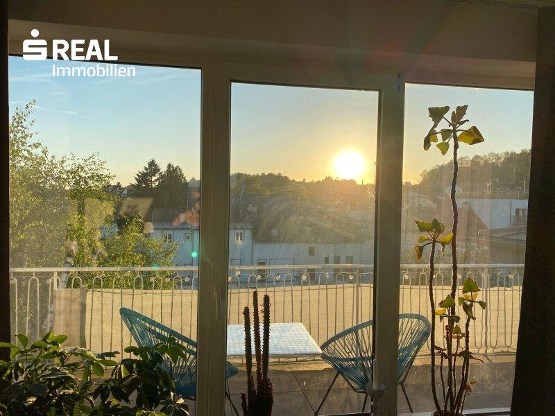 Abendstimmung auf der Terrasse