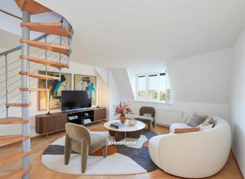 N�HE LAINZER TIERGARTEN: sanierte DG-Wohnung (2. Stock) im stilvollen famili�ren Altbau