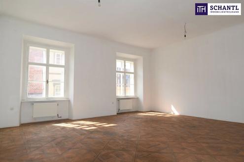 Sensationelle LAGE ! ca. 70 m² Altbauwohnung im Zentrum von Graz inkl. dem gesamten Kellergewölbe des Altbaus mit ca. 200m² - passend für ein Atelier oder Büro! WOHNUNGSEIGENTUM!