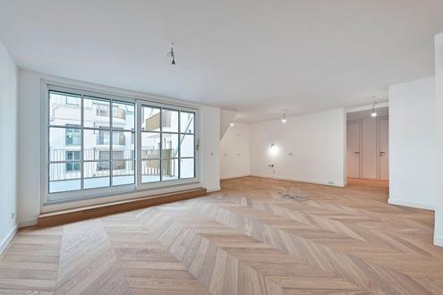 THE FUSION! Klimatisierter 3-Zimmer-Erstbezug im 1. Dachgeschoß mit hofseitiger Freifläche