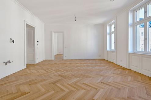 JAHRHUNDERTWENDEHAUS mit TECHNIK der ZUKUNFT! Hochwertig sanierter 3-Zimmer-Altbau in wunderschöner Liegenschaft!