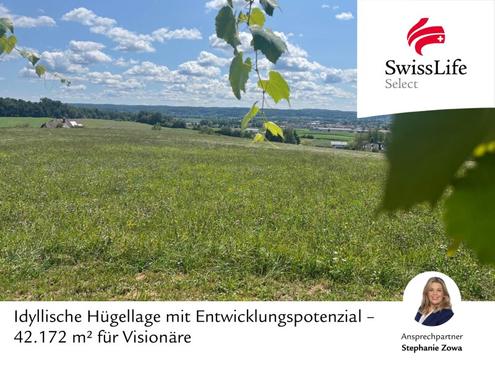 Exklusives Investment: Groflchiges Bauland mit unverbaubarem Panorama