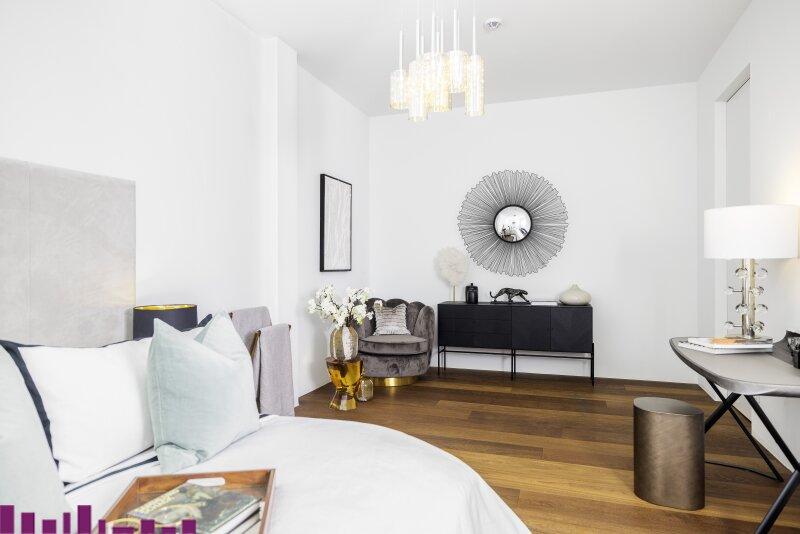 Penthouse Opernresidenz Schlafzimmer