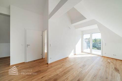 Erstbezug! 2,5-Zimmer Dachgeschosswohnung mit Garten und Terrasse, Nähe Fridtjof Nansen Park