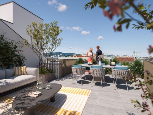 Hier entsteht Ihr neues Lebensgefühl - 3m Raumhöhe, 200m² Wohnen & eine Terrasse, die den Himmel berührt