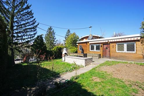 Kleingarten fr ganzjhriges Wohnen: Sommerhaus auf Eigengrund mit Neubaupotenzial
