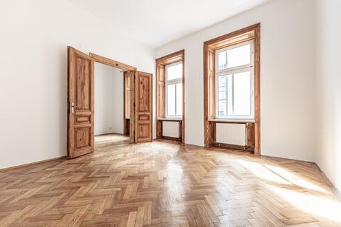 Stilvolle 3-Zimmer-Wohnung im Herzen Wiens - Ruhelage im Innenhof, Lift kommt!