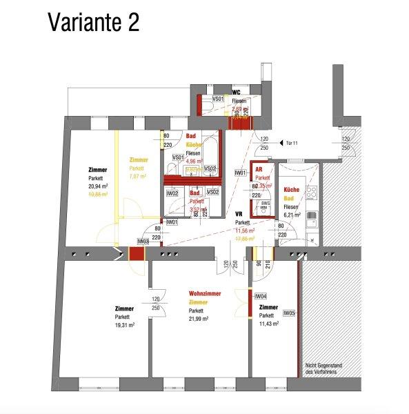 Grundrissvariante 2