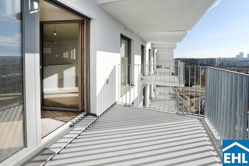 Sonnwendviertel: 4-Zimmer-Wohnung mit Balkon im 5. OG - Fitnessraum, Co-Working & Rooftop-Terrasse inklusive!