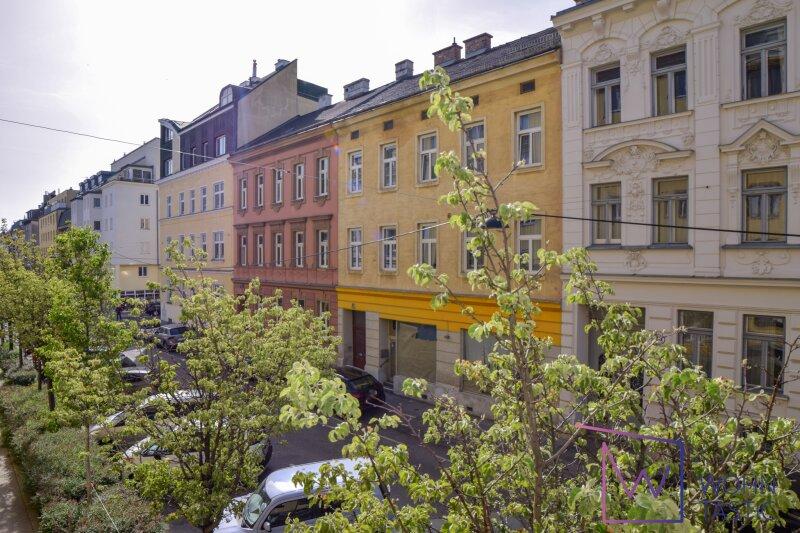 Grner Stadtblick von der Loggia.
