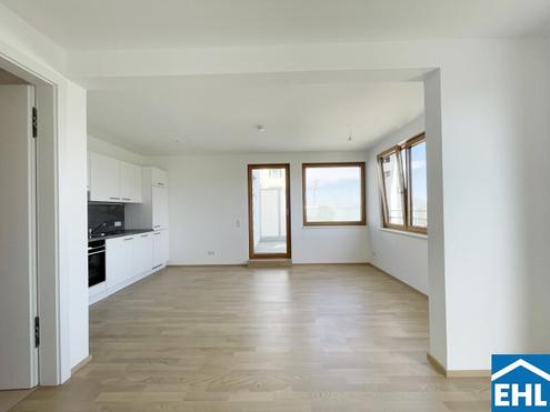 Erstbezug! 2-Zimmer-Wohnung mit Balkon und Terrasse nahe Bahnhof Meidling & Euro Plaza