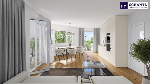 ZUM JUNGBRUNNEN! Eckwohnung mit WOW-Effekt! 3 Zimmer + Viel Liebe zum Detail + Toller Blick + Beste Infrastruktur + Hochwertige Materialien + Garagenplatz optional!
