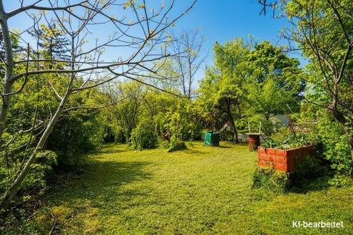 Grnruhelage: Baugrund mit Abbruchhaus zwischen Hanusch KH und Fltzersteig