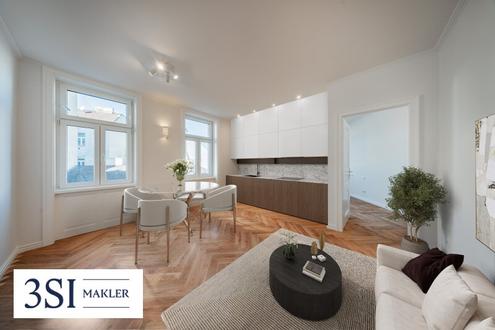 Heller 2 Zimmer Erstbezug im Altwien Stil in generalsaniertem Gründerzeithaus