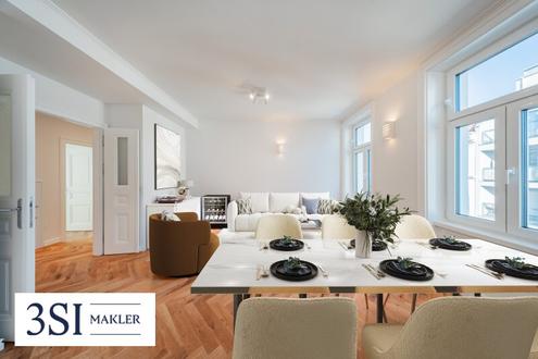 Heller 3-Zimmer-Erstbezug mit Loggia in den ruhigen Innenhof