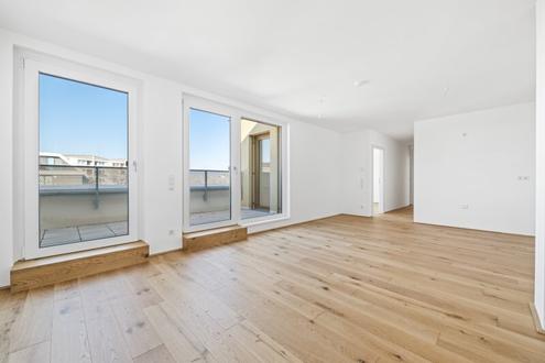 PROVISIONSFREI! Letzte noch verfgbare Dachgescho-Wohnung | 3 Zimmer zentral begehbar | Terrasse mit Fernblick