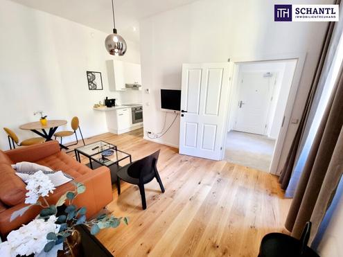 Kleine Wohnung - Großes Business! Ruhige Hoflage + Top sanierter Erstbezug + Voll und geschmackvoll möbliert + Wunderschönes Altbauhaus + Beste Anbindung!