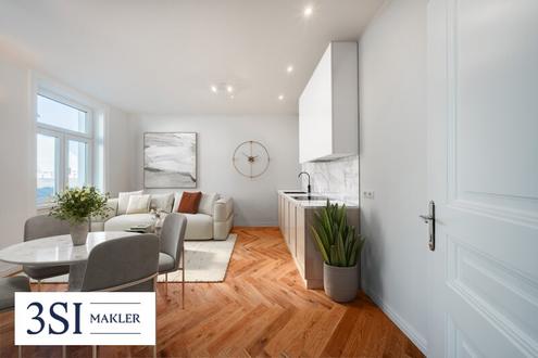 Nachhaltig mit Charme - Eleganter Altbauflair mit südwestseitiger Loggia bei zukünftiger U2