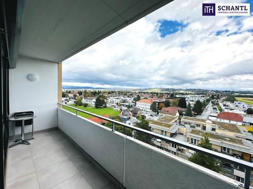 Ab in den 9. Stock - Traumhaftes 3-Zimmer-Penthouse mit unglaublichem Fernblick -Sonnenloggia und Stellplatz inkludiert - Jetzt zugreifen!!