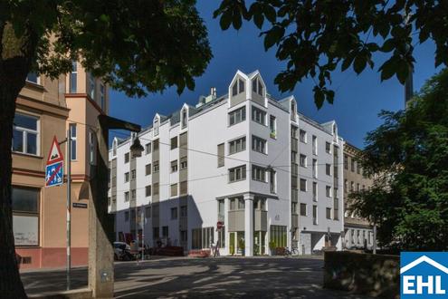 Urbanes Wohnen mit Blick auf den Schubertpark