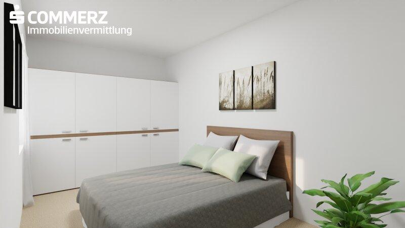 Innenvisualisierung Schlafzimmer