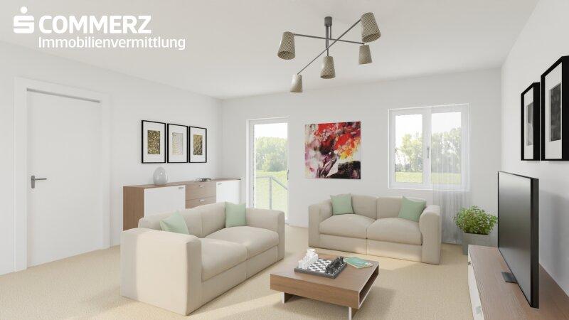 Innenvisualisierung Wohnzimmer