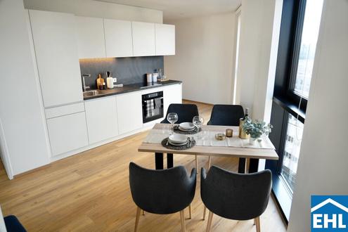 Lichtdurchflutete 3-Zimmer-Wohnung mit Loggia und Ausblick - Ihr Zuhause im High Five Tower ab Sommer 2025!