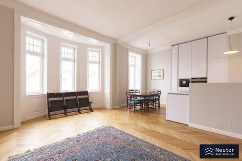 BALKONWOHNUNG - WOHNEN IM PRATERCOTTAGE - TRAUMHAFTE 4 ZIMMERWOHNUNG - RUHELAGE - LIEBEVOLLE DETAILS - IM HERZEN DES IM 2. WIENER GEMEINDEBEZIRK