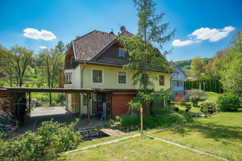 gartenseitige Hausansicht