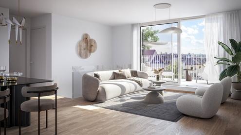 THE TEMPTATION - 3-Zimmer-Wohnung mit tollem Südbalkon - Idealer Grundriss