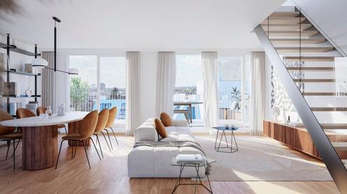 THE TEMPTATION - Große Maisonette Wohnung mit Terasse & Balkon - 4 Zimmer