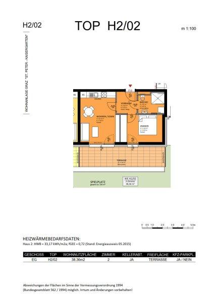 Grundriss: St. Peter Hauptstrae 71-73 - Graz
